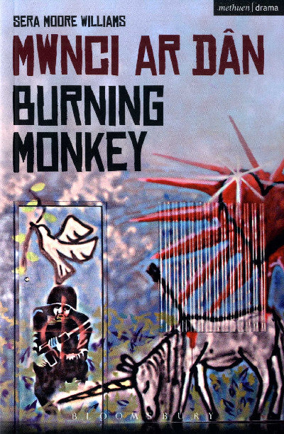 Clawr llyfr / Book cover: Burning Monkey/Mwnci ar Dân