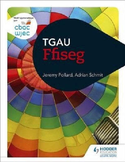 Clawr llyfr / Book cover: CBAC TGAU Ffiseg
