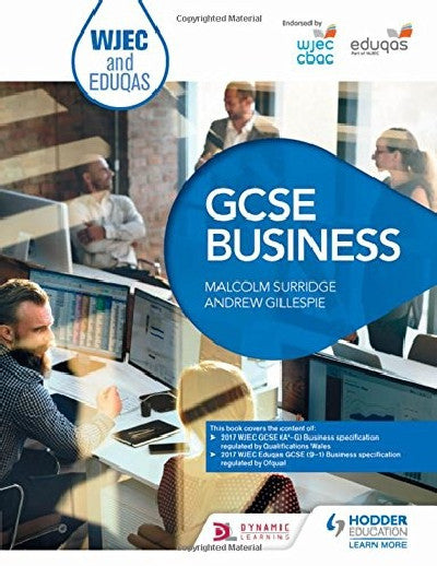 Clawr llyfr / Book cover: WJEC and Eduqas GCSE Business