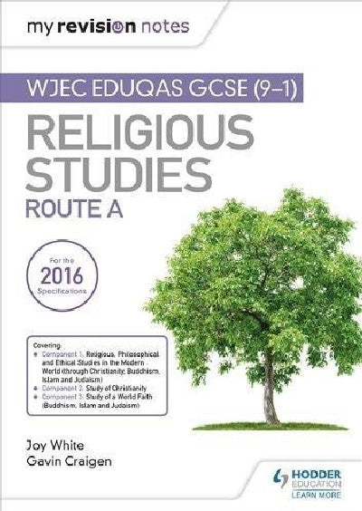 Clawr llyfr / Book cover: My Revision Notes WJEC Eduqas GCSE (9-1) Religious Studies Route A