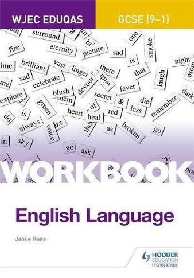 Clawr llyfr / Book cover: WJEC Eduqas GCSE (9-1) English Language Workbook