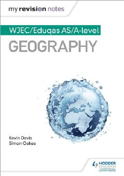 Clawr llyfr / Book cover: My Revision Notes: WJEC/ Eduqas As/A Level Geography