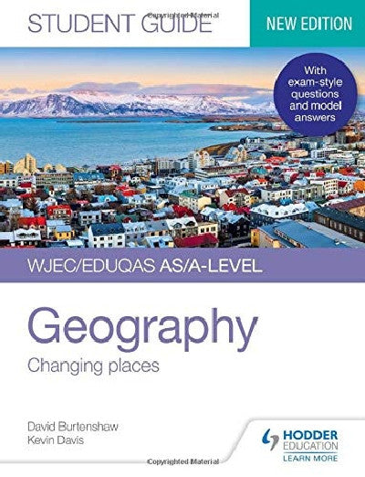 Clawr llyfr / Book cover: Wjec As/A-Level Geography Student Guide Year 1