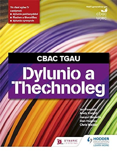 Clawr llyfr / Book cover: CBAC TGAU Dylunio a Thechnoleg