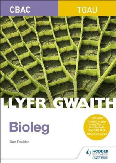 Clawr llyfr / Book cover: CBAC TGAU Llyfr Gwaith - Bioleg