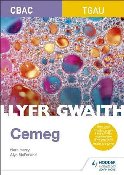 Clawr llyfr / Book cover: CBAC TGAU Llyfr Gwaith - Cemeg