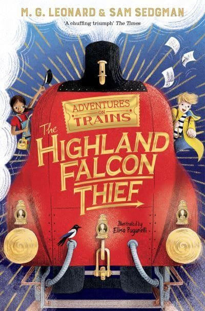 Clawr llyfr / Book cover: Highland Falcon Thief, The - Adventures on Trains