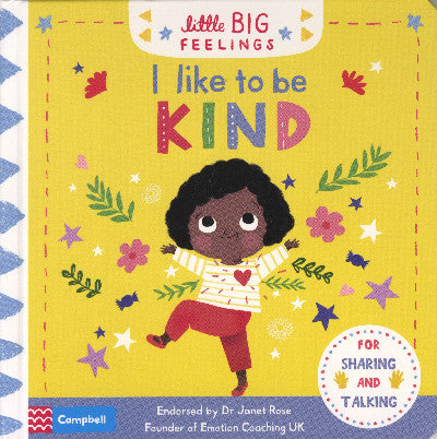Clawr llyfr / Book cover: Little Big Feelings: i like to Be Kind