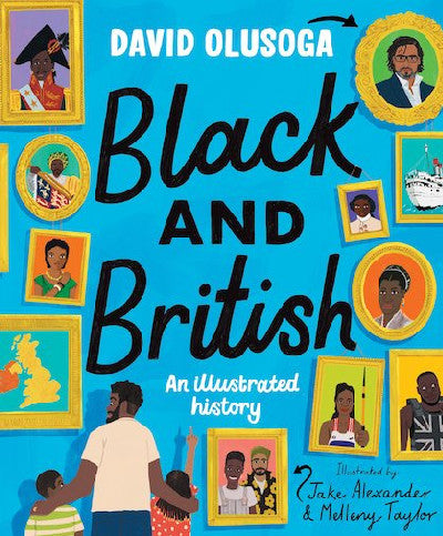 Clawr llyfr / Book cover: Black and British: An Illustrated History