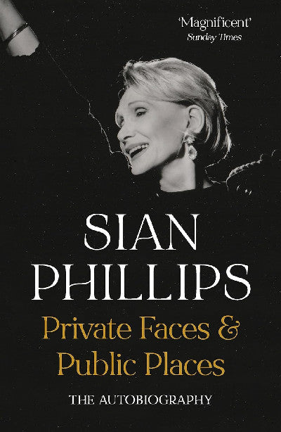 Clawr llyfr / Book cover: Private Faces and Public Places - The Autobiography