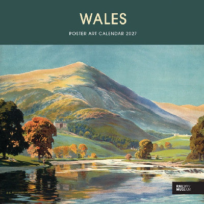 Calendr / Calendar: Wales Poster Art Wall Calendar 2027