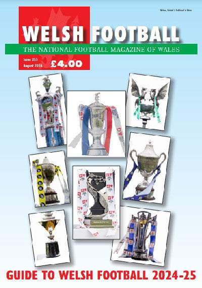 Clawr llyfr / Book cover: Welsh Football 255 (August 2024) - Guide to Welsh Football 2024-25