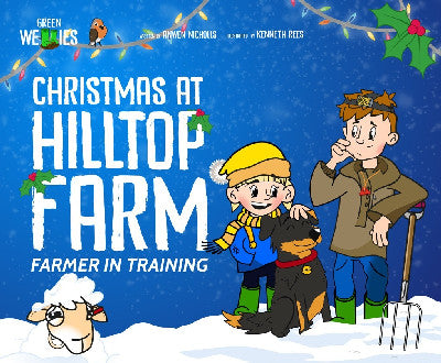 Clawr llyfr / Book cover: Farmer in Training: Christmas At Hilltop Farm