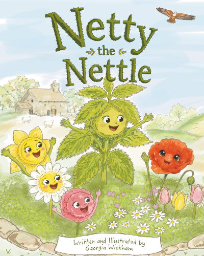 Clawr llyfr / Book cover: Netty the Nettle