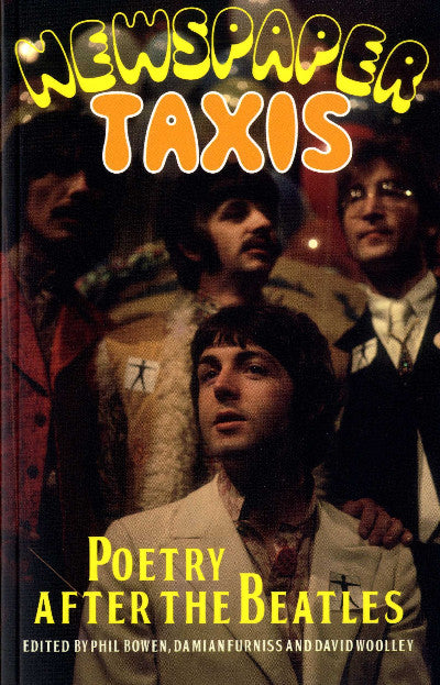 Clawr llyfr / Book cover: Newspaper Taxis - Poetry After the Beatles
