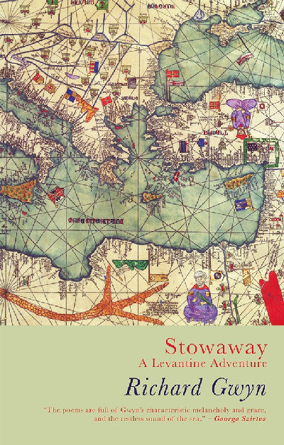 Clawr llyfr / Book cover: Stowaway - A Levantine Adventure — A Levantine Adventure