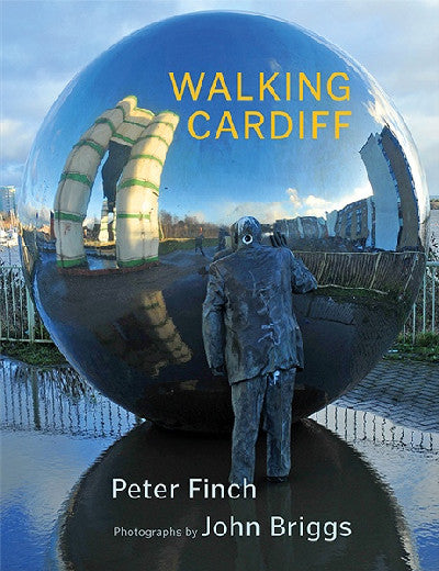 Clawr llyfr / Book cover: Walking Cardiff