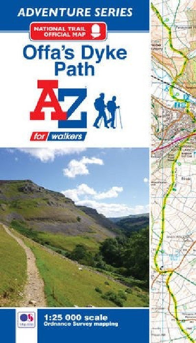 Clawr llyfr / Book cover: Adventure Series: Offa's Dyke Path