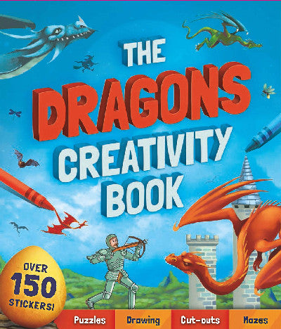 Clawr llyfr / Book cover: Dragons Creativity Book, The