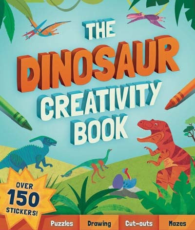 Clawr llyfr / Book cover: Dinosaur Creativity Book, The