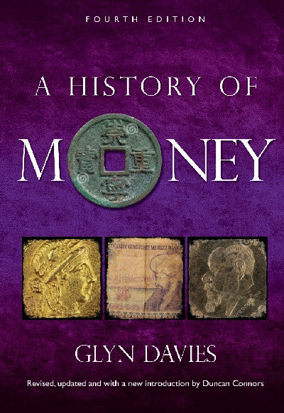 Clawr llyfr / Book cover: A History of Money