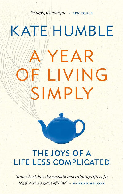 Clawr llyfr / Book cover: A Year of Living Simply