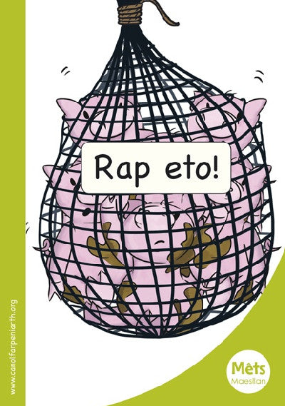 Clawr llyfr / Book cover: Mêts Maesllan: Rap Eto!