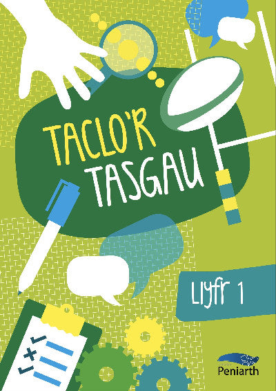 Clawr llyfr / Book cover: Taclo'r Tasgau: Llyfr Un