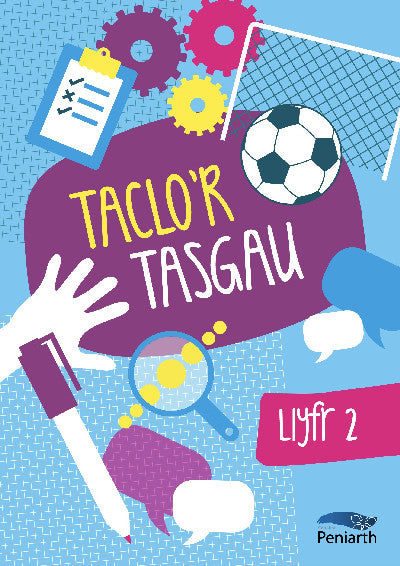 Clawr llyfr / Book cover: Taclo'r Tasgau: Llyfr Dau