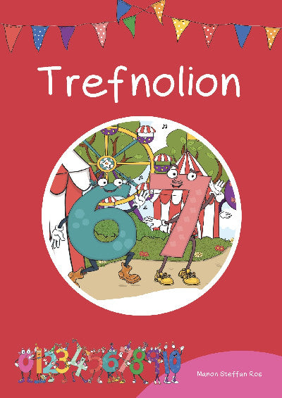 Clawr llyfr / Book cover: Cyfres Cymeriadau Difyr: Stryd y Rhifau - Trefnolion