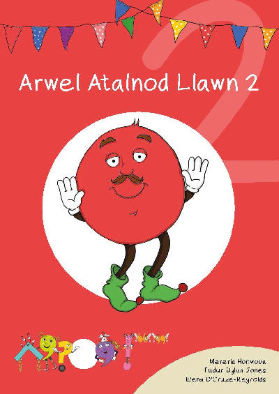 Clawr llyfr / Book cover: Cyfres Cymeriadau Difyr: Glud y Geiriau - Arwel Atalnod Llawn 2
