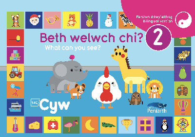 Clawr llyfr / Book cover: Beth Welwch Chi? / What Can You See? 2