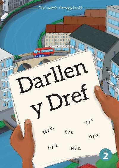 Clawr llyfr / Book cover: Cyfres Archwilio'r Amgylchedd: Darllen y Dref