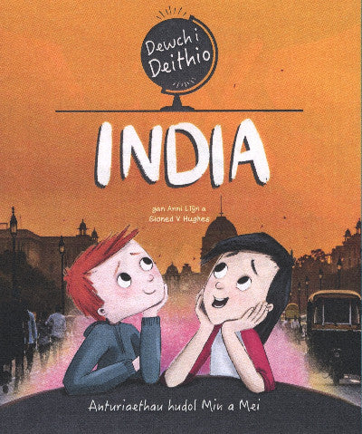 Clawr llyfr / Book cover: Dewch i Deithio: India