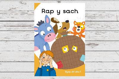 Clawr llyfr / Book cover: Dyna Chi Dric: Rap y Sach