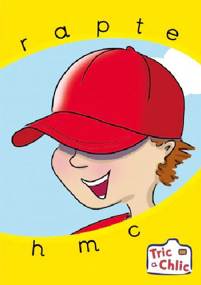 Clawr llyfr / Book cover: Tric a Chlic Cam 1 - 6 x Llythrennau melyn