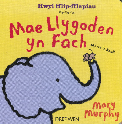 Clawr llyfr / Book cover: Mae Llygoden yn Fach / Mouse is Small — Mouse is Small