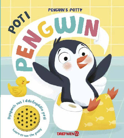 Clawr llyfr / Book cover: Poti Pengwin / Penguin's Potty — Penguin's Potty