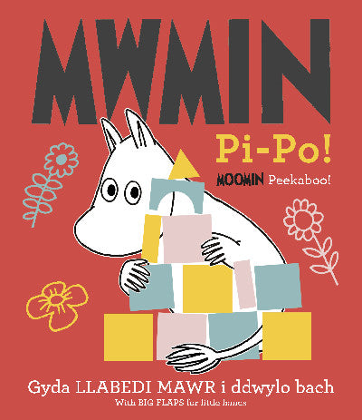 Clawr llyfr / Book cover: Mwmin Pi-Po! / Moomin Peekaboo!