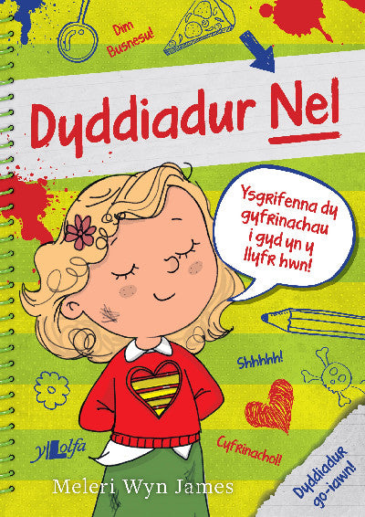 Clawr llyfr / Book cover: Dyddiadur Nel