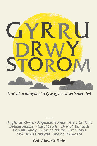 Clawr llyfr / Book cover: Gyrru drwy Storom