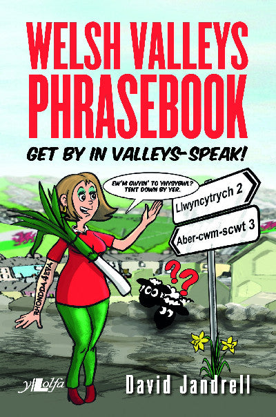 Clawr llyfr / Book cover: Welsh Valleys Phrasebook - Get by in Valleys-Speak! — Get by in Valleys-Speak!