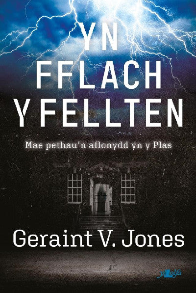 Clawr llyfr / Book cover: Yn Fflach y Fellten
