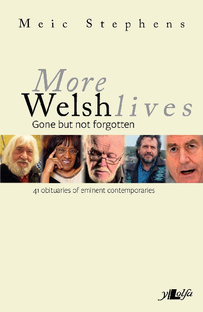 Clawr llyfr / Book cover: More Welsh Lives