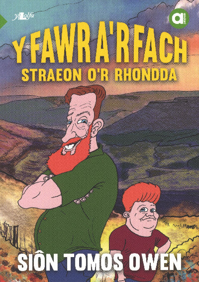 Clawr llyfr / Book cover: Cyfres Amdani: Y Fawr a'r Fach - Straeon o'r Rhondda