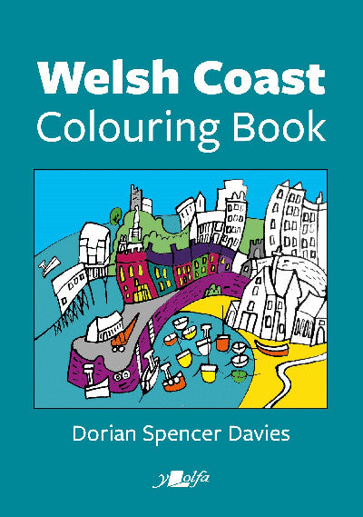 Clawr llyfr / Book cover: Welsh Coast Colouring Book
