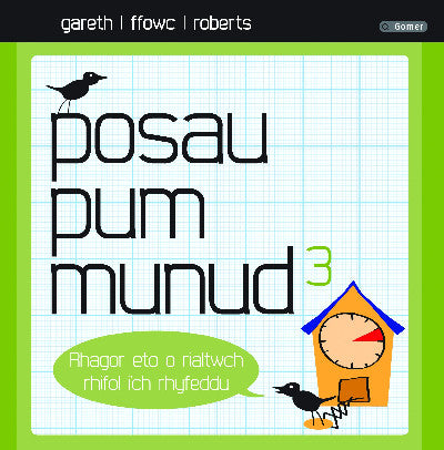 Clawr llyfr / Book cover: Posau Pum Munud 3
