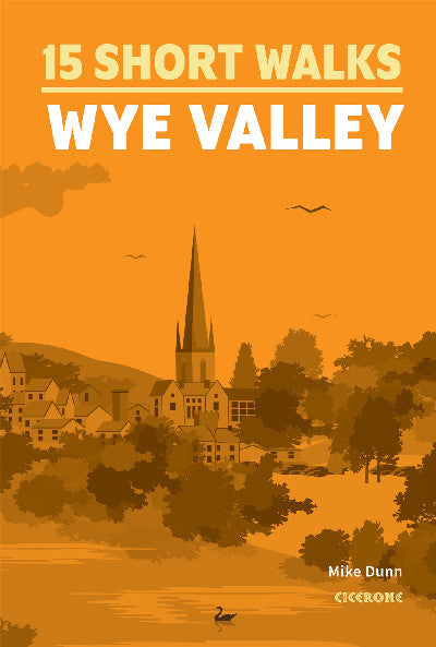 Clawr llyfr / Book cover: 15 Short Walks in the Wye Valley