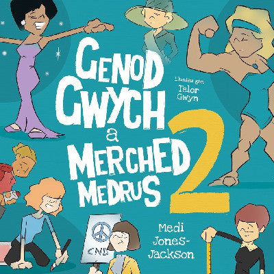 Clawr llyfr / Book cover: Genod Gwych a Merched Medrus 2