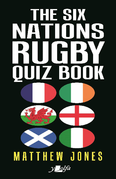 Clawr llyfr / Book cover: The Six Nations Rugby Quiz Book